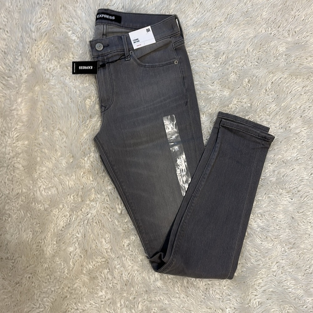 Express jeans - Mid-rise - leggings - size 8